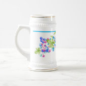 スタインの磁器の果実 ビールジョッキ (左)