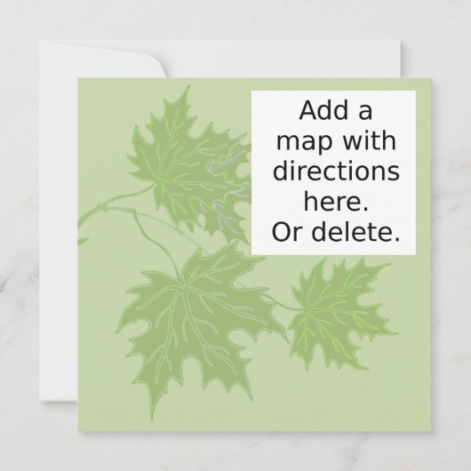 スタインカラフルオングリーンオクトーバーフェスト招待状 招待状 (裏面)