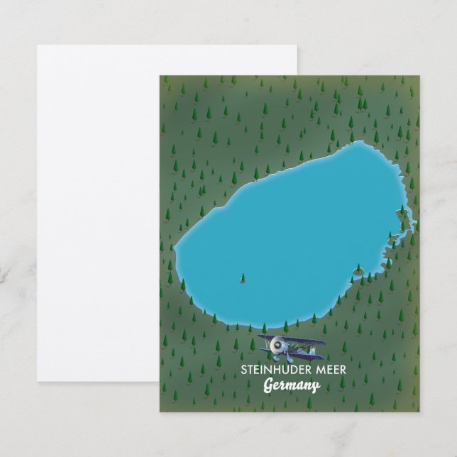 スタインハウダー メア ドイツ 地図 (正面/裏面)