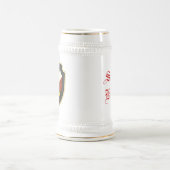 スタイン – wパーソナライズされたクロースアンバサダーシールド ビールジョッキ (中央)