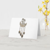 スタイ ワイルド ムーン チャイルド ブランク カード (黄色い花)