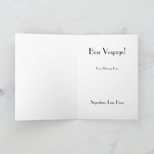 スタウト航空 カード (内部)