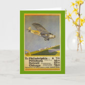 スタウト航空 カード (黄色い花)