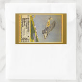 スタウト航空 長方形シール (バッグ)