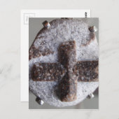 スタウロライト、完全な結晶の交差 ポストカード (正面/裏面)