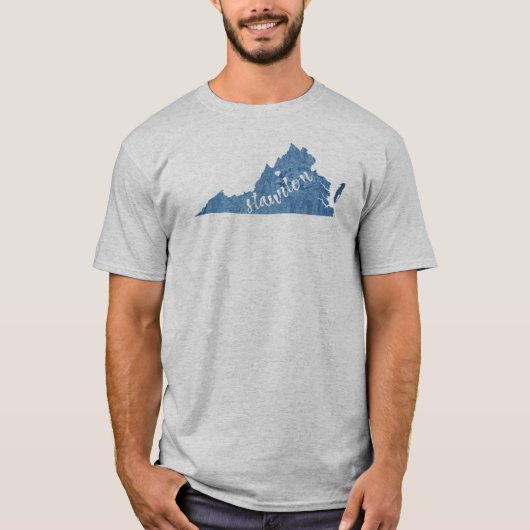 スタウントン ヴァージニア ウッド グレイン Tシャツ (正面)