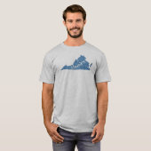 スタウントン ヴァージニア ウッド グレイン Tシャツ (正面フル)
