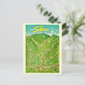 スタウ ヴァーモントのヴィンテージ 描き下ろし ポストカード (スタンド正面)