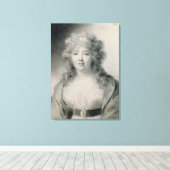 スタエル夫人1810 キャンバスプリント (インサイチュ (ウッドフロア))