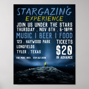 スタガーザーポートレートプラネタリウムイベント広告ズ ポスター