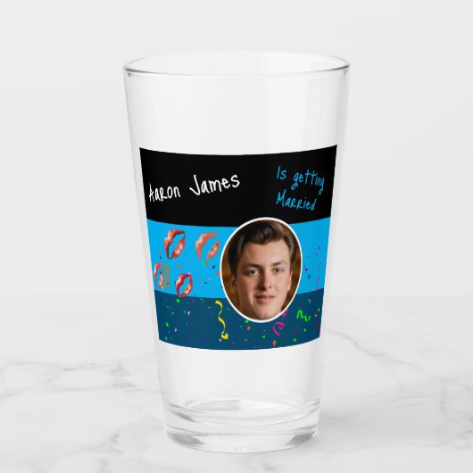 スタグおもしろいドバチュラーパーティグルーミングが活動する タンブラーグラス (正面)