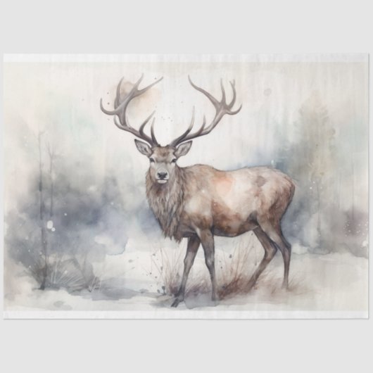 スタグインスノー1デコページ紙 薄葉紙 (正面)