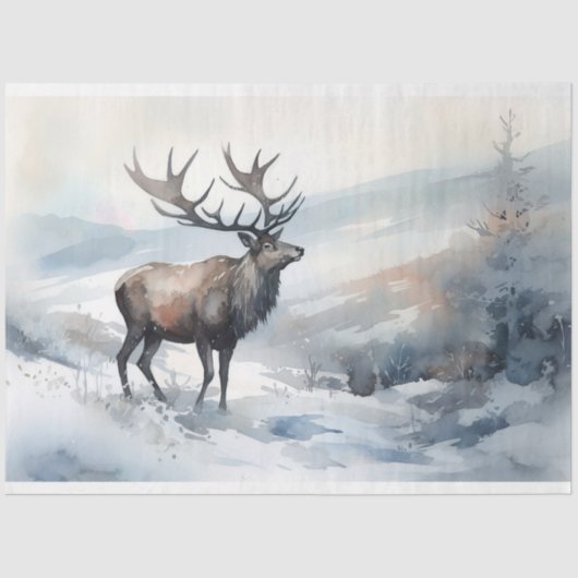 スタグインスノー2デコページ紙 薄葉紙 (正面)