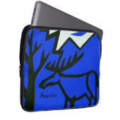 スタグイン山うぶな人抽象芸術 ラップトップスリーブ (正面右)