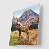 スタグウォールクロック スクエア壁時計 (傾斜)