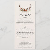 スタグサストテラコッタフローラエレガント素朴モダン メニュー (正面)