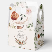 スタグテラコッタラストフローラエレガントブライダルシャワー フェイバーボックス (オープン)