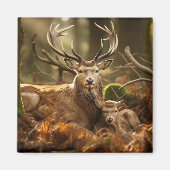 スタグディアアニマルワイルド美しいフリーダムワイルド マグネット (正面)