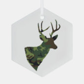 スタグディアカモフラージグリーン ガラスオーナメント (裏面)