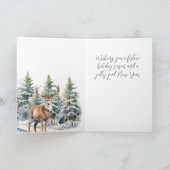 スタグトナカイの森メリークリスマス シーズンカード (内部)