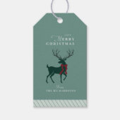 スタグトナデアクリスマスギフトパーソナライズされたラベル ギフトタグ (正面)