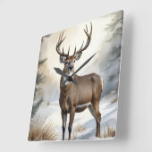 スタグバック スクエア壁時計 (傾斜)