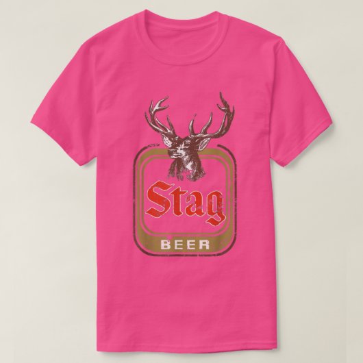 スタグビールヴィンテージ  Tシャツ (デザイン正面)