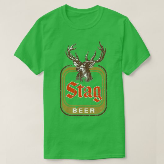 スタグビール Tシャツ (デザイン正面)