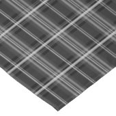 スタグヘッドを白黒の格子縞に表示 テーブルクロス (アングル)