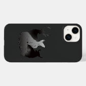 スタグヴィクセン&ブルハイプノティックデザイン Case-Mate iPhoneケース (裏面 (横))