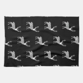 スタグヴェニソンディアエルクゲーム狩り肉切り キッチンタオル (横)