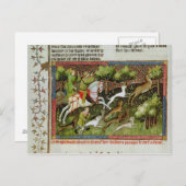 スタグ狩り、ザ・リヴル・デ・ラ・シャセから ポストカード (正面/裏面)