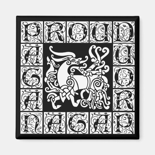 スタグ異教のマグネット マグネット (正面)