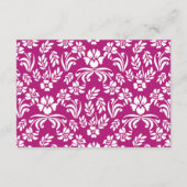 スタゲイザーリリー ダマスク ウェディング 招待状 (裏面)