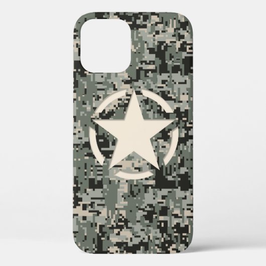 スタシルシルエット スタイル カキ デジタル カモフラージュ Case-Mate iPhoneケース (裏面)