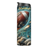 スタジアムでのサッカーのインパクト爆発 タンブラー (回転右)