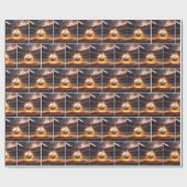 スタジアムで燃える野球 ラッピングペーパー (フラット)