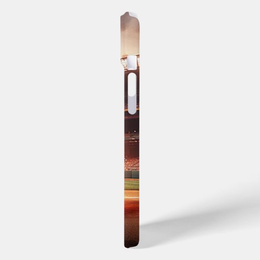 スタジアムで燃える野球 Case-Mate iPhoneケース (裏面 / 左)