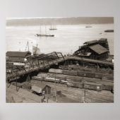 スタジアムウェイ1899からのタコマウォーターフロント ポスター (正面)