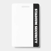 スタジアムセキュリティバッジ  バッジ (裏面)