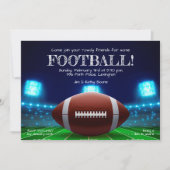 スタジアムライツフすごいァンフットボールパーティの招待状 (正面)