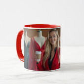 スタジオでのコーヒーと創造性2 マグカップ (正面左)