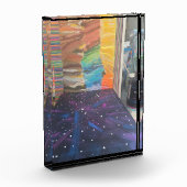 スタジオでキャンバスと共に フォトブロック (左)