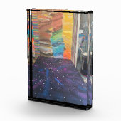 スタジオでキャンバスと共に フォトブロック (右)