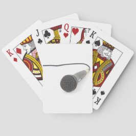 スタジオのマイクロフォン トランプ