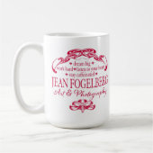 スタジオのマグの赤 コーヒーマグカップ (左)