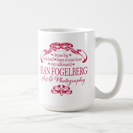 スタジオのマグの赤 コーヒーマグカップ (右)