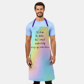 「スタジオを掃除したいんだが…」 エプロン (着用した状態)