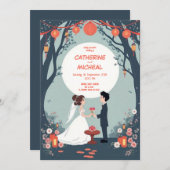 スタジオジブリスタイルペルソライズドウェディング招待状 招待状 (正面/裏面)