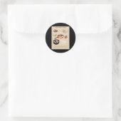 スタジオジブリ映画スティックの魔法のトリートフード ラウンドシール (バッグ)